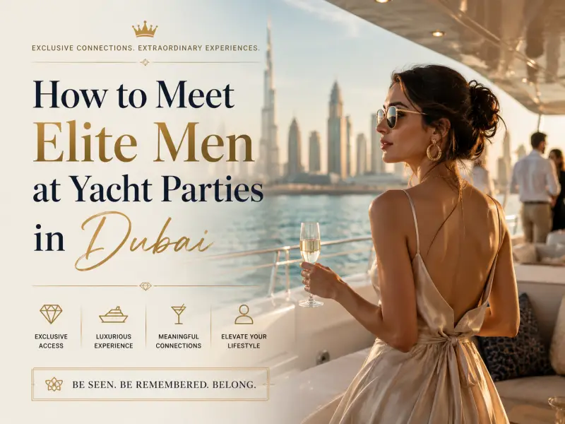 how to meet elite men yacht parties dubai